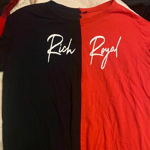 Red and black rich royal shirt - Picture 1 of 1